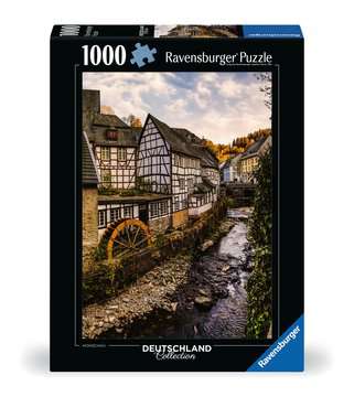 Dit is een foto van het spel Monschau in de Eifel - 1000 stukjes te koop bij Speldorado Spellenwinkel Delft
