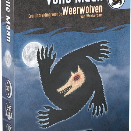 Dit is een foto van het spel De Weerwolven van Wakkerdam - Volle Maan te koop bij Speldorado Spellenwinkel Delft
