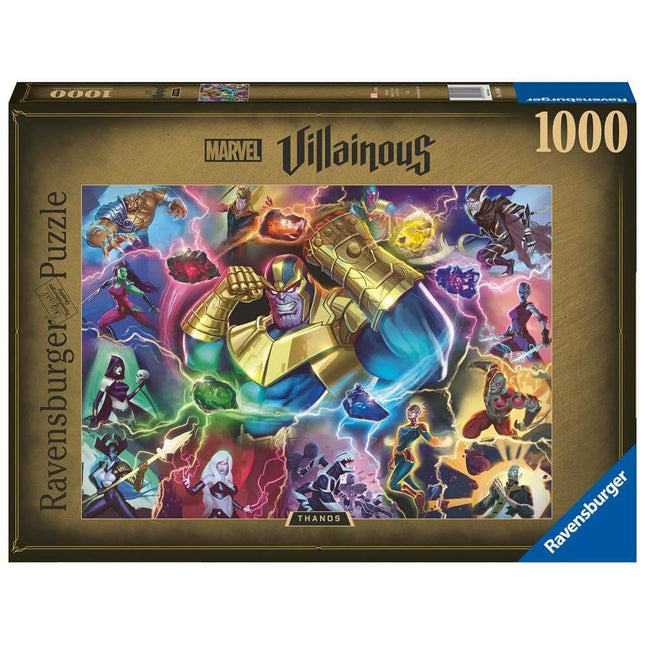 Dit is een foto van het spel Marvel Villainous Thanos te koop bij Speldorado Spellenwinkel Delft
