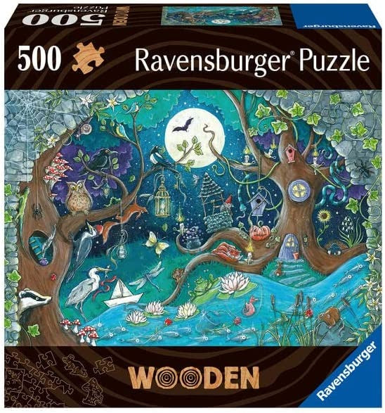 Dit is een foto van het spel Fantasy 500p - Houten puzzels volwassenen, 500 stukjes te koop bij Speldorado Spellenwinkel Delft