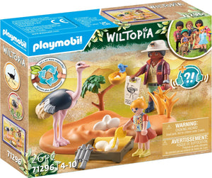 Wiltopia - Op bezoek bij papa struisvogel, 4008789712967 van Playmobil te koop bij Speldorado !