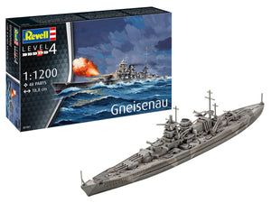 Model Set Battleship Gneisenau