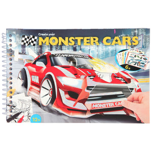 Monster Cars pocket kleurboek, 0011884 van Depeche te koop bij Speldorado !