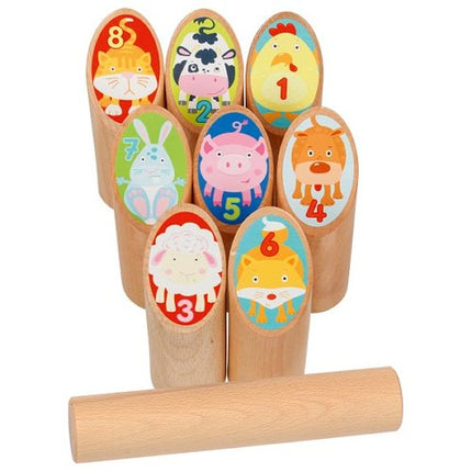 Viking game animal kubb