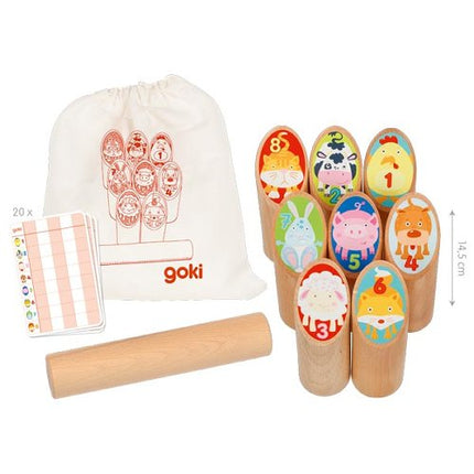 Viking game animal kubb