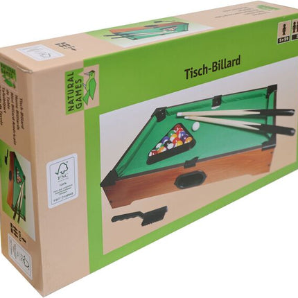 Dit is een foto van het spel Tafel Biljart te koop bij Speldorado Spellenwinkel Delft