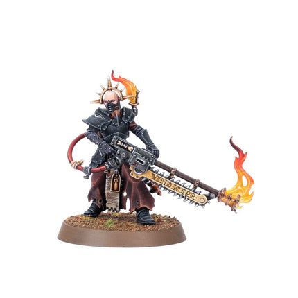 Dit is een foto van het spel A/Sministorum Priest With Vindictor - Imperial Forces te koop bij Speldorado Spellenwinkel Delft