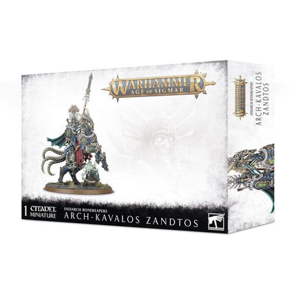 Dit is een foto van het spel Arch-Kavalos Zandtos - Flesh Eater Courts te koop bij Speldorado Spellenwinkel Delft