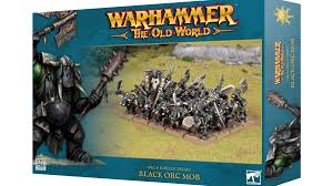 Dit is een foto van het spel Black Orc Mob - Orc & Goblin Tribes te koop bij Speldorado Spellenwinkel Delft