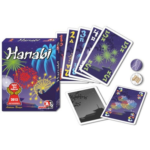 Dit is een foto van het spel Hanabi te koop bij Speldorado Spellenwinkel Delft