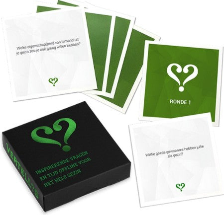 Dit is een foto van het spel Vertellis - Gezinseditie NL te koop bij Speldorado Spellenwinkel Delft