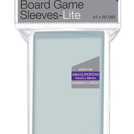Dit is een foto van het spel SLEEVES Lite Mini European Board Games 44x68 100ct te koop bij Speldorado Spellenwinkel Delft