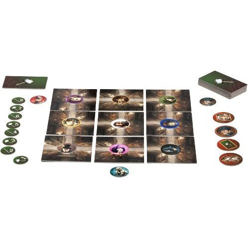 Dit is een foto van het spel Mr.Jack Pocket-kaartspel, Hurrican Games te koop bij Speldorado Spellenwinkel Delft