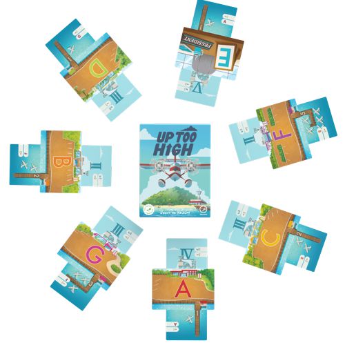 Dit is een foto van het spel Up Too High - Kaartspel - Jolly Dutch te koop bij Speldorado Spellenwinkel Delft