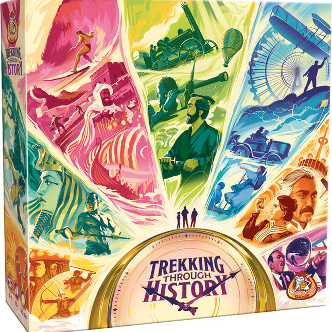 Dit is een foto van het spel Trekking Through History te koop bij Speldorado Spellenwinkel Delft