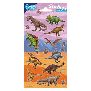 Paper Sticker Sheet - Dinosaurs 2, FUN-100715 van Boosterbox te koop bij Speldorado !