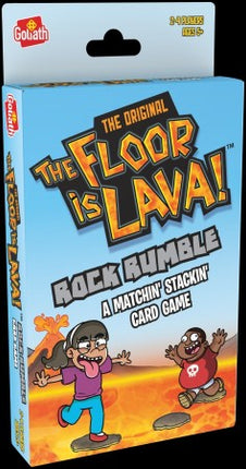 Dit is een foto van het spel The Floor is Lava- Lava Rush Card Game te koop bij Speldorado Spellenwinkel Delft