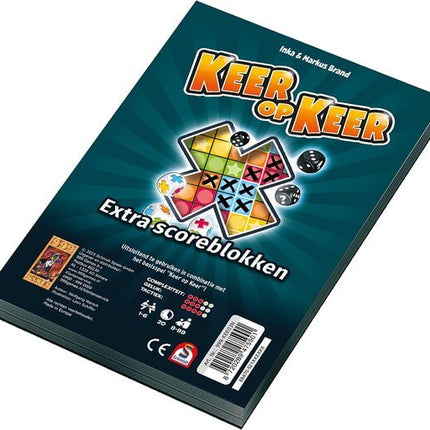 Dit is een foto van het spel Scoreblokken Keer op Keer twee stuks Level 1 te koop bij Speldorado Spellenwinkel Delft