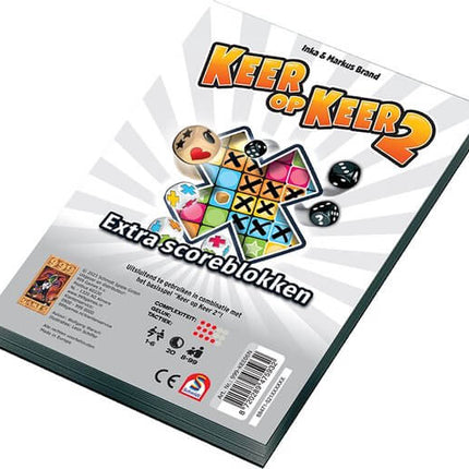 Dit is een foto van het spel Scoreblokken Keer op Keer 2 twee stuks Level 1 te koop bij Speldorado Spellenwinkel Delft