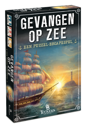 Dit is een foto van het spel Gevangen op Zee te koop bij Speldorado Spellenwinkel Delft
