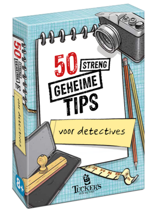 Dit is een foto van het spel 50 streng geheime tips voor detectives te koop bij Speldorado Spellenwinkel Delft