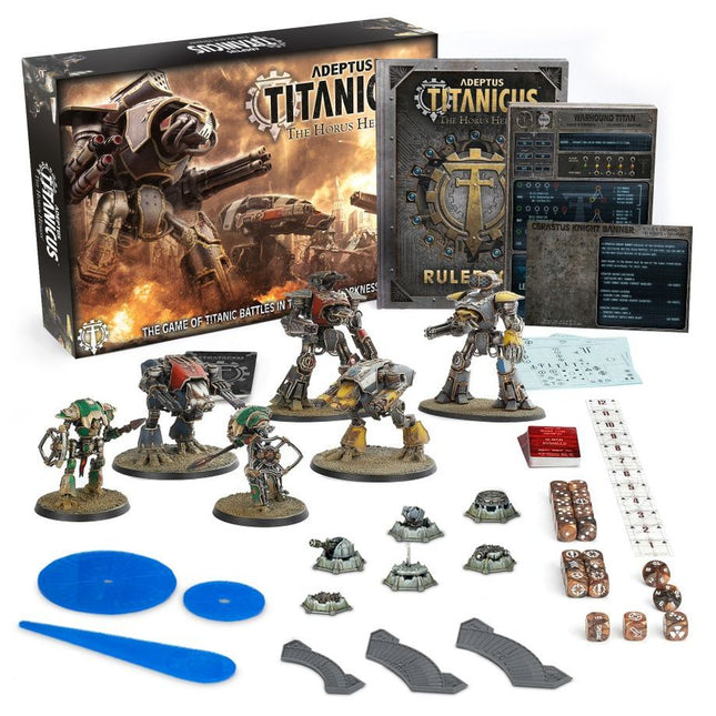 Dit is een foto van het spel Starter Set (English) - ADEPTUS TITANICUS te koop bij Speldorado Spellenwinkel Delft
