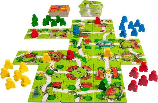 Dit is een foto van het spel Carcassonne Junior te koop bij Speldorado Spellenwinkel Delft