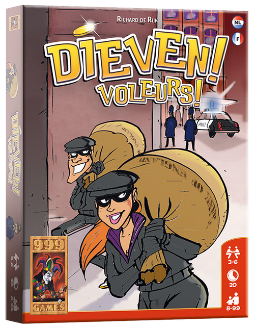 Dit is een foto van het spel Dieven te koop bij Speldorado Spellenwinkel Delft