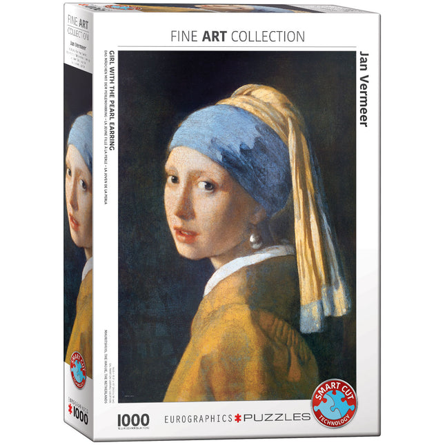 Dit is een foto van het spel Girl with the Pearl Earring - Johannes Vermeer te koop bij Speldorado Spellenwinkel Delft