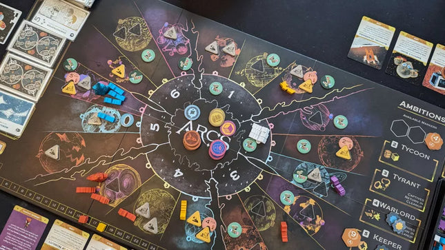 Speler neemt initiatief en pivot naar nieuwe tactiek – cruciaal in Arcs.