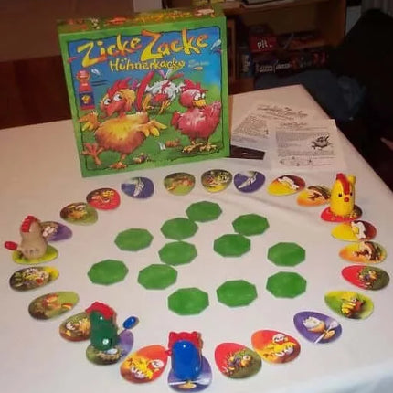 Dit is een foto van het spel Jakkiebak! Kippenkak! te koop bij Speldorado Spellenwinkel Delft