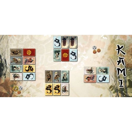 Dit is een foto van het spel Kami, kaartspel EN/FR te koop bij Speldorado Spellenwinkel Delft
