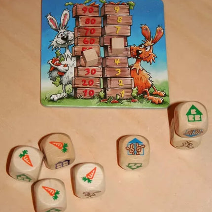 Dit is een foto van het spel Konijnen Hokken te koop bij Speldorado Spellenwinkel Delft