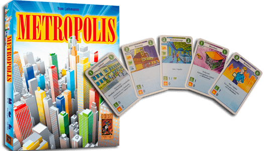 Dit is een foto van het spel Metropolis te koop bij Speldorado Spellenwinkel Delft