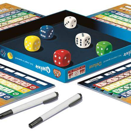 Dit is een foto van het spel Qwixx Deluxe te koop bij Speldorado Spellenwinkel Delft