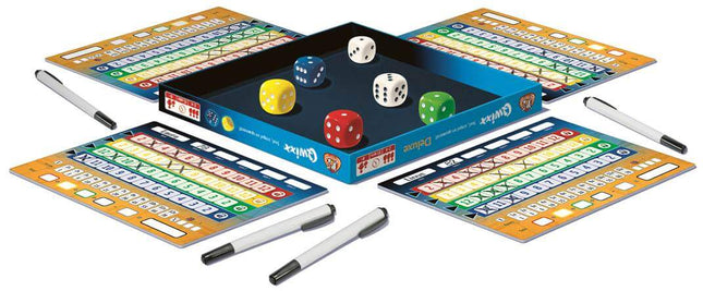 Dit is een foto van het spel Qwixx Deluxe te koop bij Speldorado Spellenwinkel Delft