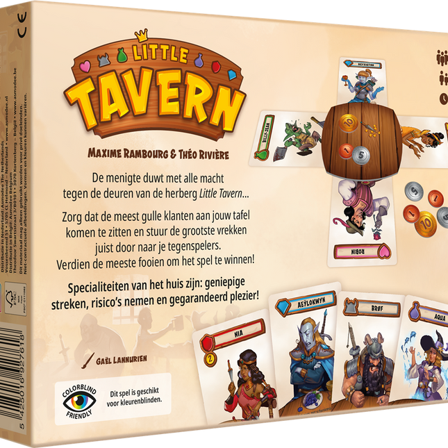 Dit is een foto van het spel Little Tavern te koop bij Speldorado Spellenwinkel Delft