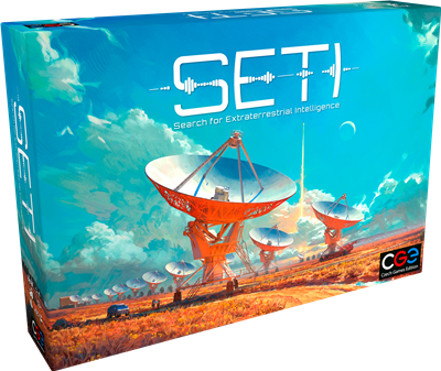 Dit is een foto van het spel SETI Search for Extraterrestrial Intelligence te koop bij Speldorado Spellenwinkel Delft