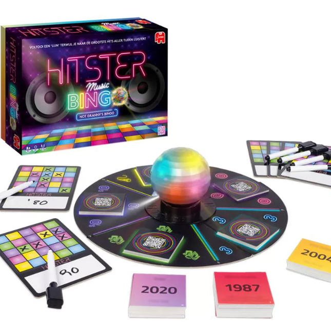 Dit is een foto van het spel Hitster Bingo te koop bij Speldorado Spellenwinkel Delft