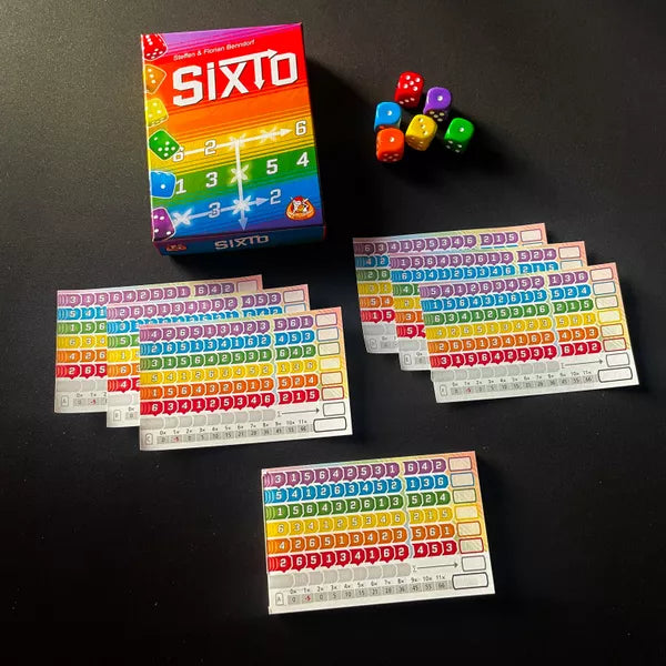 Dit is een foto van het spel Sixto te koop bij Speldorado Spellenwinkel Delft