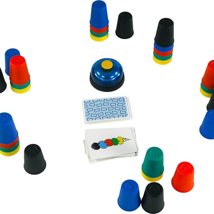 Dit is een foto van het spel Stapelgekke Speed Cups 6 Spelers te koop bij Speldorado Spellenwinkel Delft