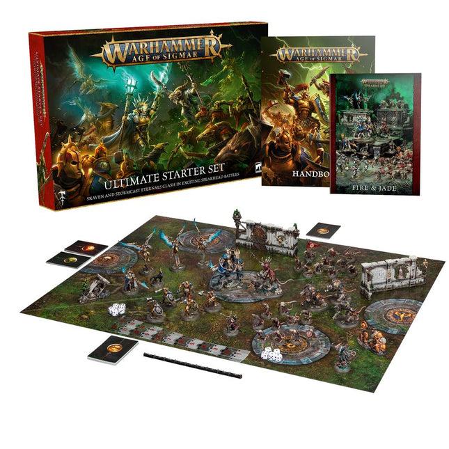 Dit is een foto van het spel Ultimate Starter Set Eng - Age of Sigmar te koop bij Speldorado Spellenwinkel Delft
