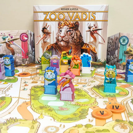 Dit is een foto van het spel Zoo Vadis te koop bij Speldorado Spellenwinkel Delft