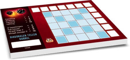 Dit is een foto van het spel Knister score bloks te koop bij Speldorado Spellenwinkel Delft