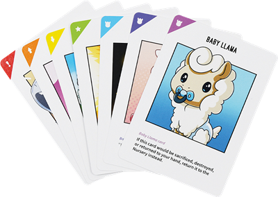 Dit is een foto van het spel Llamas Unleashed EN te koop bij Speldorado Spellenwinkel Delft