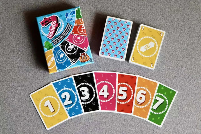 Dit is een foto van het spel 7 Rounds te koop bij Speldorado Spellenwinkel Delft