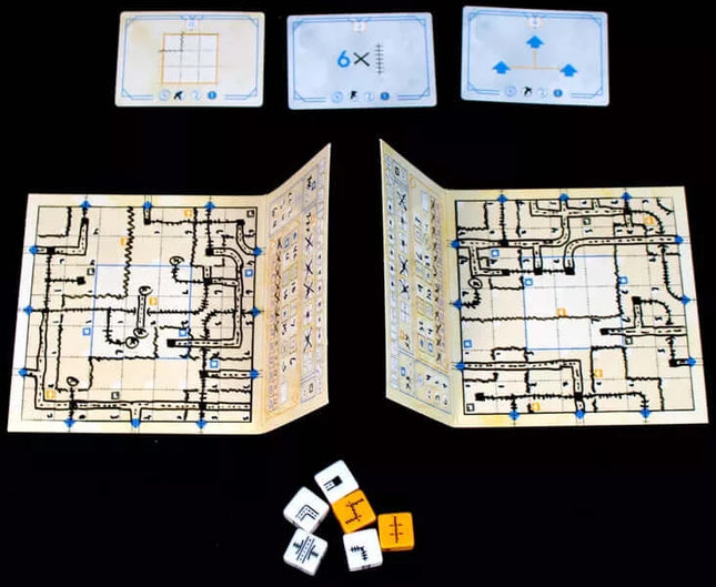 Dit is een foto van het spel Railroad Ink Goudgele versie te koop bij Speldorado Spellenwinkel Delft