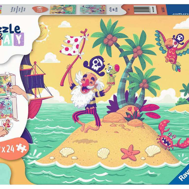 Dit is een foto van het spel Piraten Op Schattenjacht Puzzle&Play te koop bij Speldorado Spellenwinkel Delft