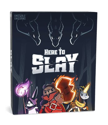 Dit is een foto van het spel Here to Slay EN te koop bij Speldorado Spellenwinkel Delft