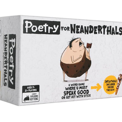 Dit is een foto van het spel Poetry for Neanderthals EN te koop bij Speldorado Spellenwinkel Delft